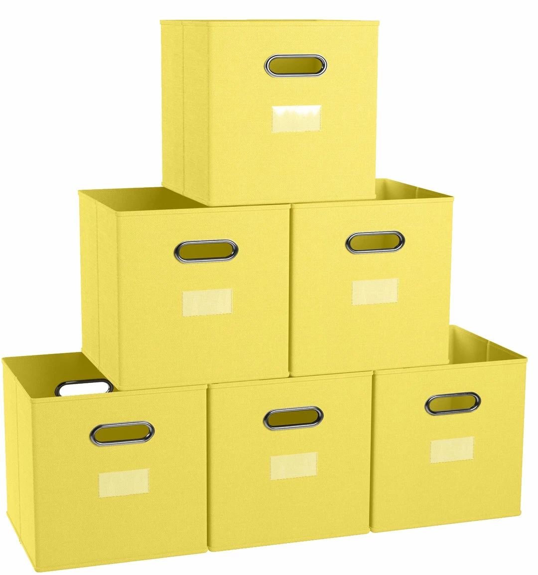 Ornavo Home Foldable Storage Cube Bin with Dual Handles & Window Pockets 9 Ornavo Home Foldable Storage Cube Bin with Dual Handles & Window Pockets - Image 7