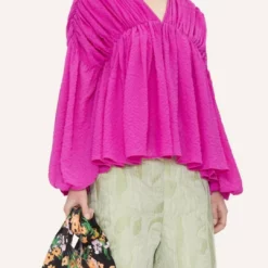 Stine Goya Maelys Blouse in Flamingo - women