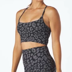 Glyder Sculpt Ribâ„¢ Pure Bra in Black Leopard - women