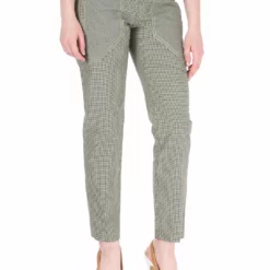 Carven Gabard Womens Checkered Casual Ankle Pants