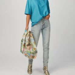 Stine Goya Boris T-Shirt in Turquoise - women