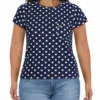 Pam & Gela Womens Polka Dot Short Sleeves Top -Premium Sales be6166dd73804b81b1e6cebd920d93f0 1080x