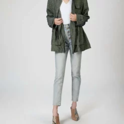 Stine Goya Niklas Jacket in Grid - women