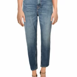 Vigoss Womens Medium Wash Tapered Boyfriend Jeans