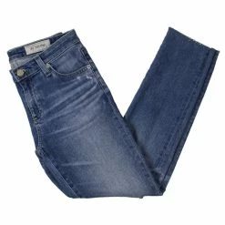 Adriano Goldschmied The Prima Womens Denim Distressed Cigarette Jeans