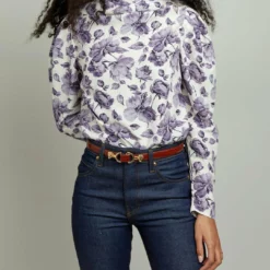 Christy Lynn Jeanne Top In Purple - women