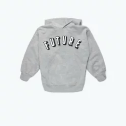 Molo Boys Maxx Hoodie in Grey Melange - kids