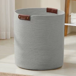 Ornavo Home Large Cotton Rope Laundry Hamper Woven Basket with Leather Handles -Premium Sales cf0edf6038974d0ea9670ed0895b7a29 a2878c44 bd20 46cb 88a3 f2486ab8a3fd 1080x