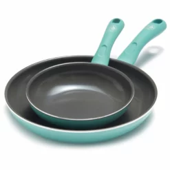 GreenLife Ceramic Non-Stick 2pk Frypan