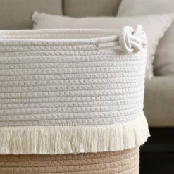 Ornavo Home Medium Round Woven Cotton Rope Boho Tassels Storage Basket -Premium Sales d3651feee18643d9af7bd5622884dce5 c140b2e7 ee8f 4aa3 92ad 8757cfbfd0a7 1080x