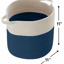 Ornavo Home 3 Pack Woven Cotton Rope Shelf Storage Basket with Handles -Premium Sales d56a91dd25a042c08587fea3fce5d566 2abfe2f3 87c1 427c a822 c597b9b8796d 1080x
