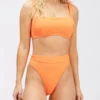 Billabong Summer High Maui Rider Bikini Bottoms in Orange Crush - women
