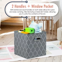 Ornavo Home Lattice Foldable Storage Cube Bin with Dual Handles -Premium Sales e709132c79c147d89ba2c6650a7586b4 1080x