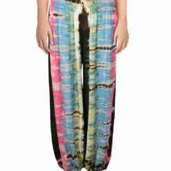 Angie Womens Tie-Dye Pull On Sweatpants