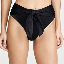 Agua Bendita Isabella Bikini Bottom in Black - women
