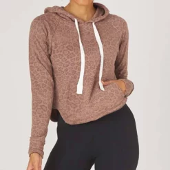 Glyder Rocky Hoodie in Cocoa Leopard - women