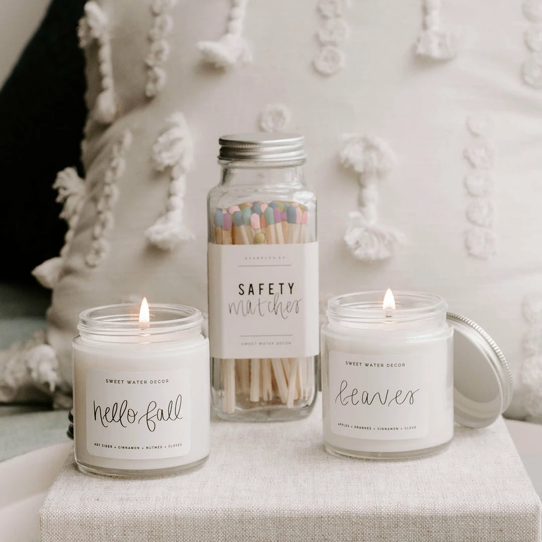 Sweet Water Decor Multicolor Rainbow Matches - Glass Jar 5 Sweet Water Decor Multicolor Rainbow Matches - Glass Jar - Image 3