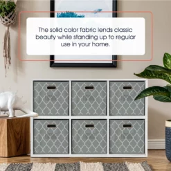 Ornavo Home Lattice Foldable Storage Cube Bin with Dual Handles -Premium Sales f4c1e513eb0f47209c8cdae99909d084 1080x