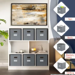 Ornavo Home Foldable Storage Cube Bin with Dual Handles & Window Pockets 17 Ornavo Home Foldable Storage Cube Bin with Dual Handles & Window Pockets -Premium Sales f955af71968748df8f40eb00383db61b 1080x