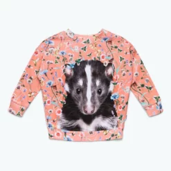 Molo Girls - Maxi Sweatshirt in Skunk Portrait - kids