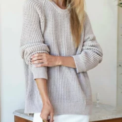 Emerson Fry Unisex - Ryan Heavy Sweater in Sand - women